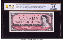 Canada Bank of Canada $1000 1954 BC-44d PCGS Banknote Choice UNC 64. 

HID09801242017

© 2022 Heritage Auctions | All Rights Reserved