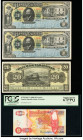 Chile Banco de Curico 20 Pesos ND (ca. 1882) Pick S220r Uncut Remainder About Uncirculated; Mexico Banco de Tamaulipas 20 Pesos ND (1902-14) Pick S431...