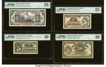 Ecuador & Nicaragua Group Lot of 4 Examples PMG Choice About Unc 58 EPQ; Very Fine 30; Very Fine 25; Very Fine 20. 

HID09801242017

© 2022 Heritage A...