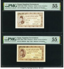 Egypt Egyptian Government 5 Piastres 1940 Pick 165a Two Examples PMG About Uncirculated 55 (2). 

HID09801242017

© 2022 Heritage Auctions | All Right...