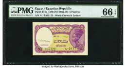 Egypt Egyptian Republic 5 Piastres 1940 (ND 1952-58) Pick 174b PMG Gem Uncirculated 66 EPQ. 

HID09801242017

© 2022 Heritage Auctions | All Rights Re...