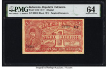 Indonesia Republic Regionals 1 Rupiah 1947 Pick S182 PMG Choice Uncirculated 64. 

HID09801242017

© 2022 Heritage Auctions | All Rights Reserved