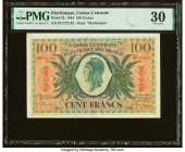 Martinique Caisse Centrale de la France d'Outre-Mer 100 Francs 2.2.1944 Pick 25 PMG Very Fine 30. 

HID09801242017

© 2022 Heritage Auctions | All Rig...