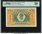 Martinique Caisse Centrale de la France d'Outre-Mer 100 Francs 1944 Pick 25 PMG Very Fine 30. 

HID09801242017

© 2022 Heritage Auctions | All Rights ...