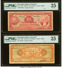 Nicaragua Banco Nacional 10; 20 Cordobas 1957; 1954 Pick 101a; 102a Two Examples PMG Very Fine 25 (2). 

HID09801242017

© 2022 Heritage Auctions | Al...