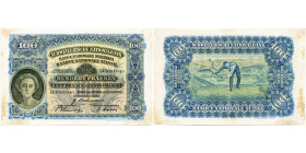 SUISSE, 100 francs, 15.03.1945. Pick 43d. Taches et traces de plis.
Beau à Très Beau
