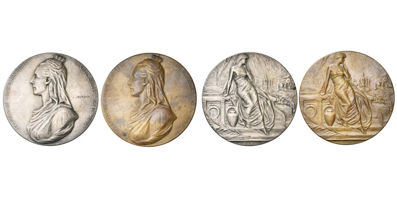 BELGIQUE, médaille, 1902, Jourdain. Décès de Marie-Henriette, reine des Belges (...