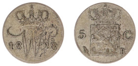Koninkrijk NL Willem I (1815-1840) - 5 Cent 1828 B (Sch. 321) - VF