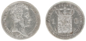 Koninkrijk NL Willem I (1815-1840) - 1 Gulden 1824 U (Sch. 264) - a.VF