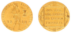 Koninkrijk NL Willem I (1815-1840) - Gouden Dukaat 1818 U (Sch. 205) - XF