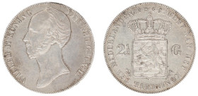 Koninkrijk NL Willem II (1840-1849) - 2½ Gulden 1845a (Sch. 510a) - VF/XF