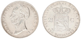 Koninkrijk NL Willem II (1840-1849) - 2½ Gulden 1848 (Sch. 515) - XF