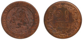 Koninkrijk NL Willem III (1849-1890) - 2½ Cent 1886 (Sch. 684) - UNC