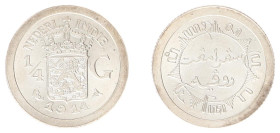 Nederlands-Indië - Nederlands-Indisch Gouvernement (1816-1949) - 1/4 Gulden 1914 (Scho. 815) - luster - UNC