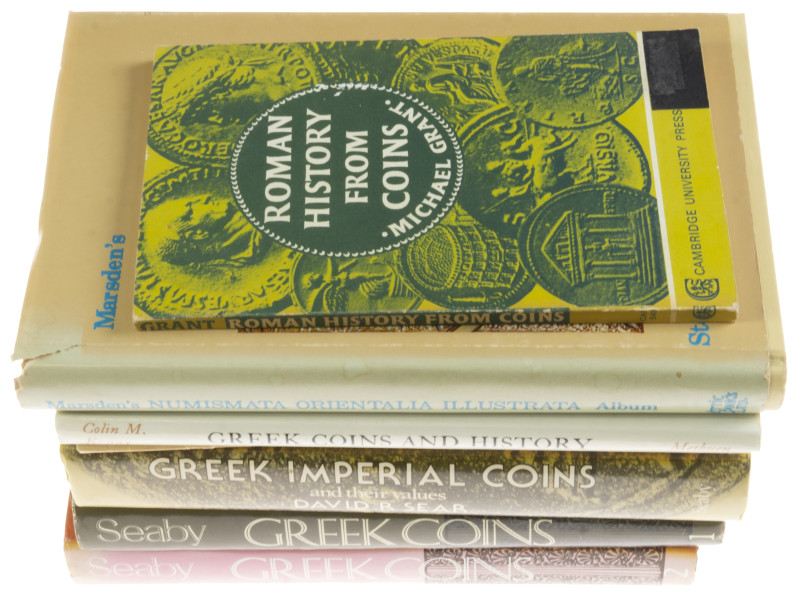 Literature - Ancient coinage - Lot of 8 publications incl. Seaby, Kraay 'Greek C...