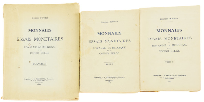 Literature - World - C. Dupriez 'Monnaies et essais monétaires du Royaume de Bel...