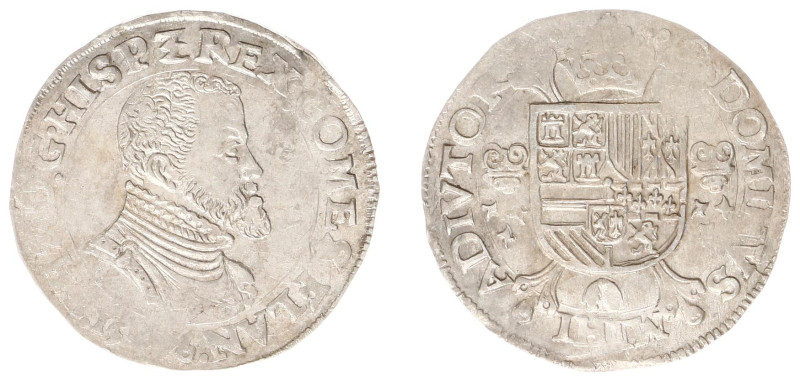 Graafschap Vlaanderen - Philips II (1555-1598) - 1/5 Philipsdaalder 1576 Brugge ...