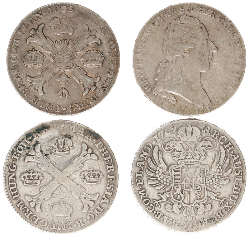 Oostenrijkse Nederlanden - Joseph II (1780-1790) - Kronenthaler 1784 Brussel (KM...