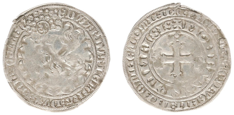 Gelderland Hertogdom (1339-1581) - Eduard als Hertog (1361-1371) - Plak of Dubbe...