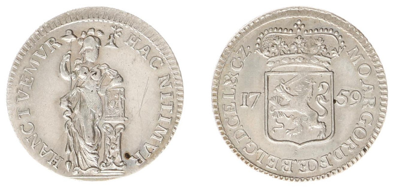 Gelderland Provincie (1581-1795) - 1/4 Gulden of Muntmeesterpenning 1759 (CNM 2....