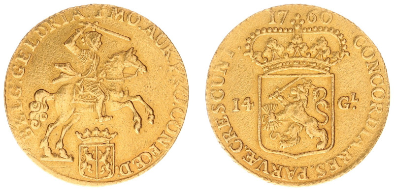 Gelderland Provincie (1581-1795) - Gouden Rijder 1760 (Delm. 653 / CNM 2.17.66) ...