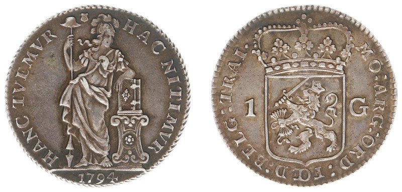 Utrecht Provincie (1581-1795) - 1 Gulden 1794 (Delm. 1182 / CNM 2.43.121 / HPM U...