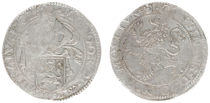 Utrecht Provincie (1581-1795) - Leeuwendaalder 1597 mm. rose (Delm. 842 / CNM 2....