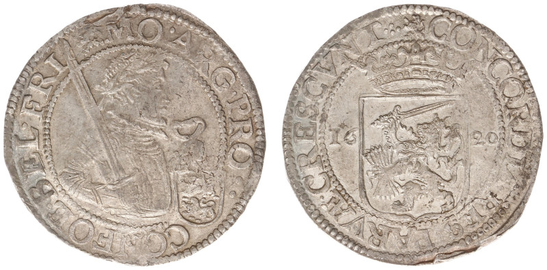 Friesland Provincie (1581-1795) - Rijksdaalder 1620 mm. Lion op Obv. and Rev. + ...