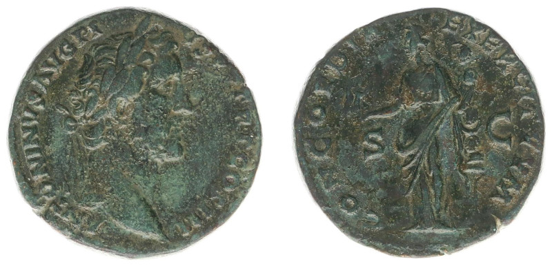 Antoninus Pius (138-161) - AE Sestertius (Rome AD 139-144, 20.35 g) - Laureate h...