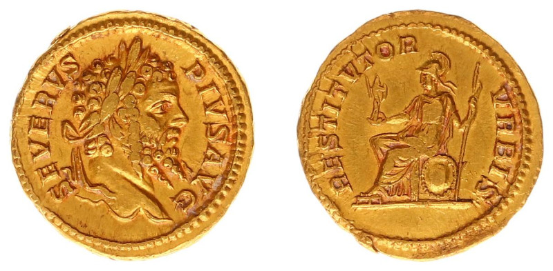 Septimius Severus (193-211) - AV Aureus (Rome AD 202-210, 7.24 g) - SEVERVS PIVS...