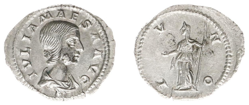 Julia Maesa - AR Denarius (Rome AD 218-20, 2.47 g) – IVLIA MAESA AVG, draped bus...