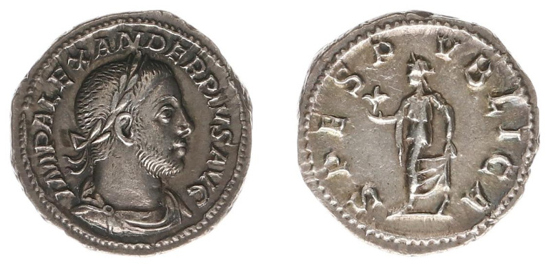 Severus Alexander (222-235) - AR Denarius (Rome AD 232, 3.11 g) - IMP ALEXANDER ...