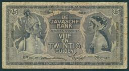 Nederlands-Indië - 25 Gulden 17.12.1934 Javaanse Dansers (P. 80a / PLNI23.3a) - Fine