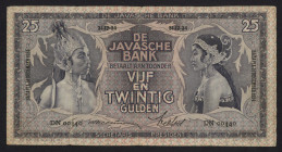 Nederlands-Indië - 25 Gulden 31.12.1934 Javaanse dansers (P. 80a / H-137a / ON 267a / PLNI23.3a) - Fine