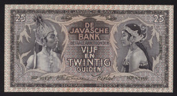 Nederlands-Indië - 25 Gulden 25.5.1939 Javaanse dansers (P. 80b / H-137b / ON 267b / PLNI23.3b) - XF/UNC