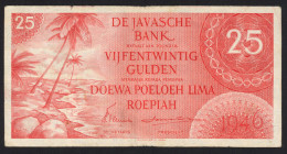 Nederlands-Indië - 25 Gulden 1946 rood (P. 92 / Mev. 152 / H-179a / PLNI29.3a) - F/VF