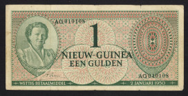 Nederlands Nieuw Guinea - 1 Gulden 1950 Juliana ( P.4a / PLNG1.1) - a.VF