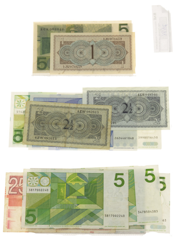 Netherlands - Small collection banknotes Netherlands 1949-1989 - Total 13 pcs.