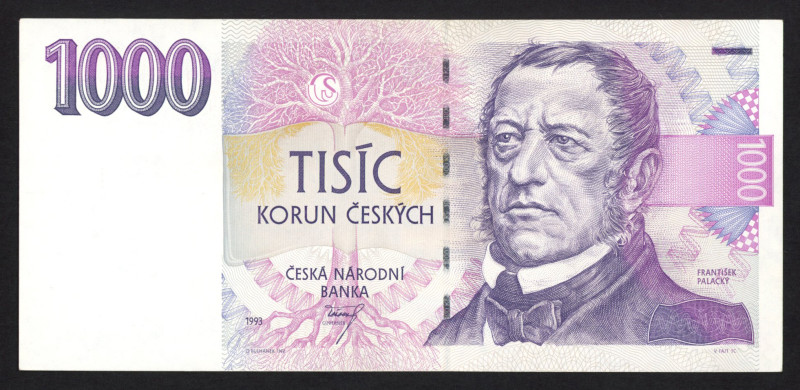 Czech Republic - 1000 Korun 1993 (P. 8) - UNC.