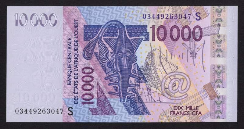 West African States - Guinea-Bissau - 10.000 Francs 2003 (P. 918Sa) - UNC