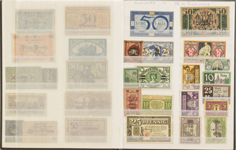 Germany - Emergency Notes - Album Notgeld Germany - approx. 200 pcs.