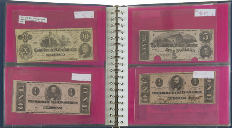 USA - Impressive and diversal collection of USA Confederate States "Secessionist...