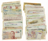 World - A lot with c. 140 banknotes Western Europe, Malta, Cyprus, Greece