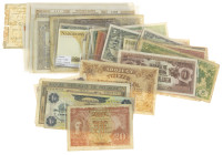 World - Small box banknotes world including Poland, France, Malaya, UAE, etc. - Total 35 pcs.