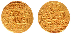 Arabian Empires - Ottoman Empire - Mohammed III (AH1003-1012 / AD1595-1603) - AV sultani AH1003, Misr (Egypt) (A-1340.1; Fr.5; KM6) - Gold 3.35 g. - X...