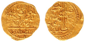 Arabian Empires - Ottoman Empire - Mohammed III (AH1003-1012 / AD1595-1603) - AV sultani AH1003, Qustantiniyah (A-1340.1; Fr.7; KM10.4) - Gold 3.45 g....
