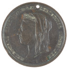 Australia - Medals & Tokens - 1880 - Price medal of the Melbourne International Exhibition by H. Stokes - Obv. Head Victoria left / Rev. Tekst within ...