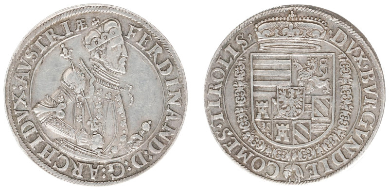 Austria - Empire - Ferdinand I (1521-1564) - Taler nd. (after 1546), Hall (Dav.8...