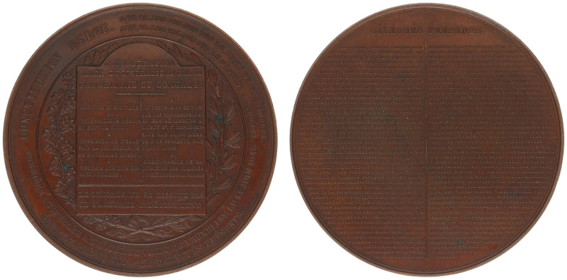 Belgium - Medals & Tokens - 1846 - Medal 'Founding of the liberal party' - Obv. ...