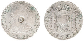 England - House of Hanover (1714-1901) - George III (1760-1820) - Emergency coinage - Dollar (4s 9d) nd. (1797) (KM634, S.3765A) with countermark Head...